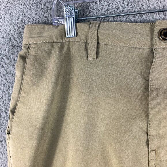 Nike Hurley‎ Shorts Men 32 Tan Golf Golfer Preppy Outdoor Casual 34x10 Athletic - Picture 2 of 16